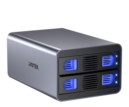 Akcesoria do dysków UNITEK Obudowa RAID SATA 2.5"/3.5" - 4 tryby, 40TB, 5Gb/s S1308B01-EU